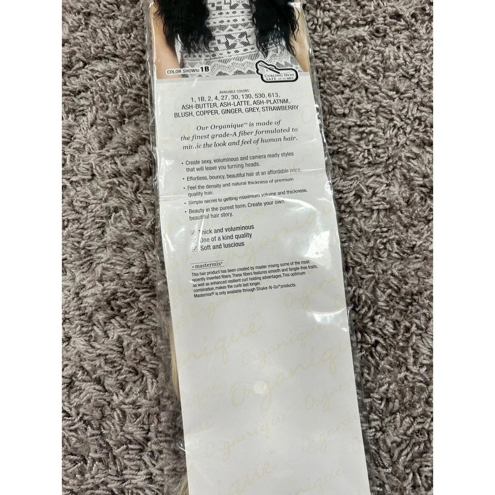 Shake-N-Go Organique Breezy Wave 24 Inch Synthetic Hair Weft Blonde Color 613